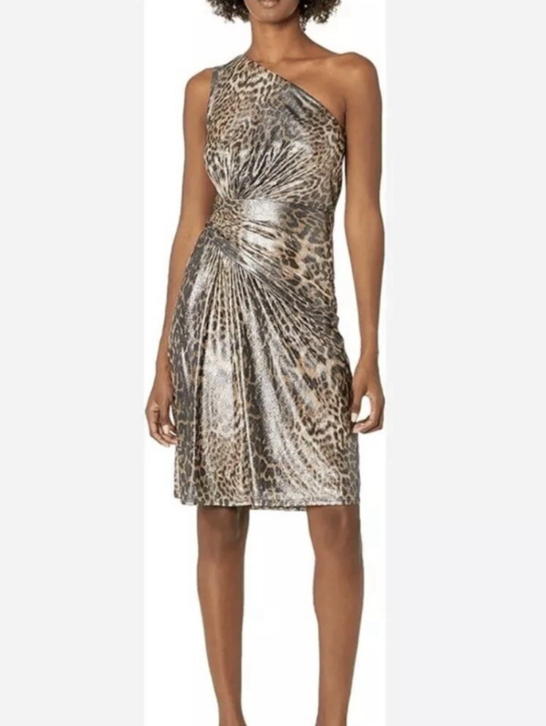 Sho By Tadashi Shoji One-Shoulder Shift Dress Size Xxs New